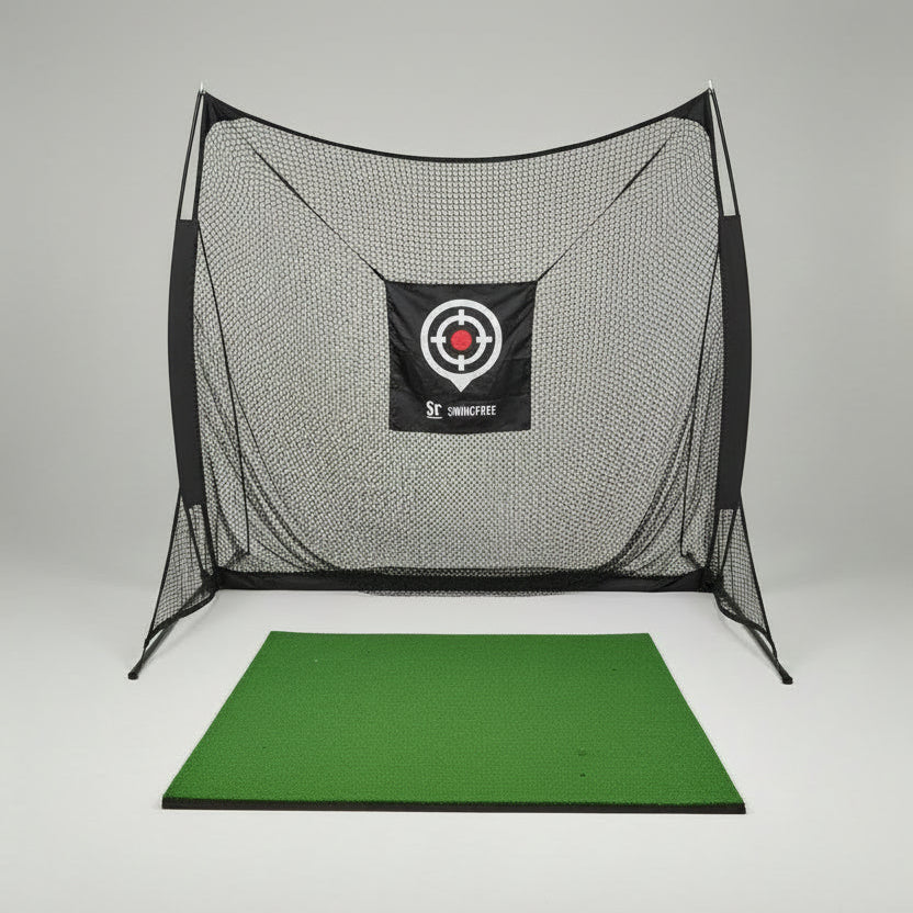 SwingFree Hitting Net & Turf Bundle