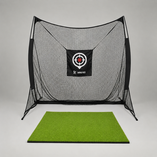 SwingFree Hitting Net & Turf Bundle